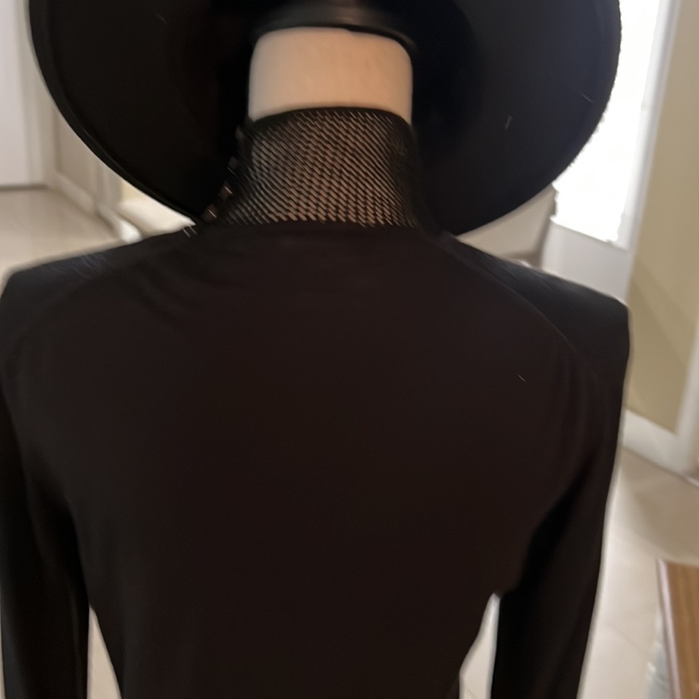 Black Light Wool Turtle Neck Sweater - image 7